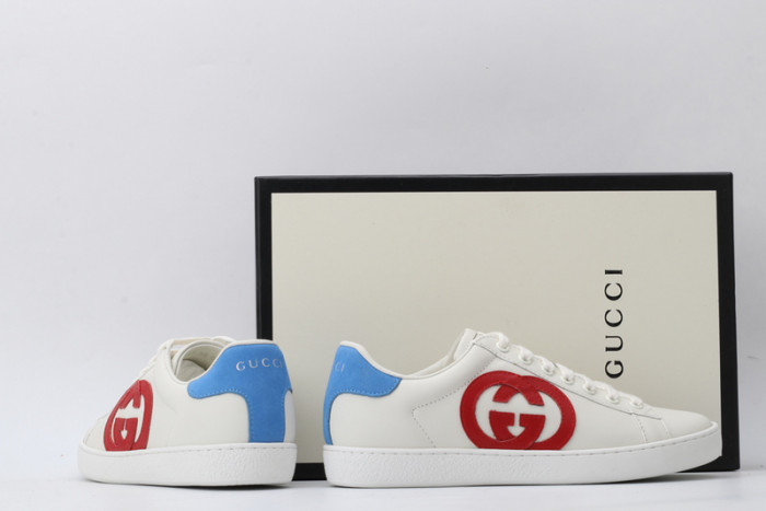 Gu66 Ace Embroidered Low-Top Sneaker 431942A38G09066