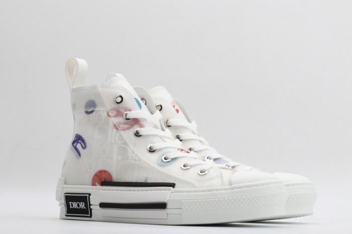 D10R B23 Oblique High Top Sneaker