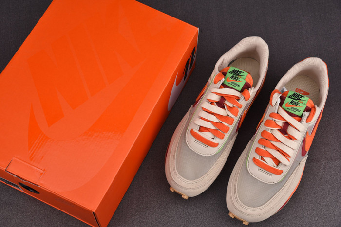 Nike LDWaffle CLOT sacai Net Orange Blaze DH1347-100