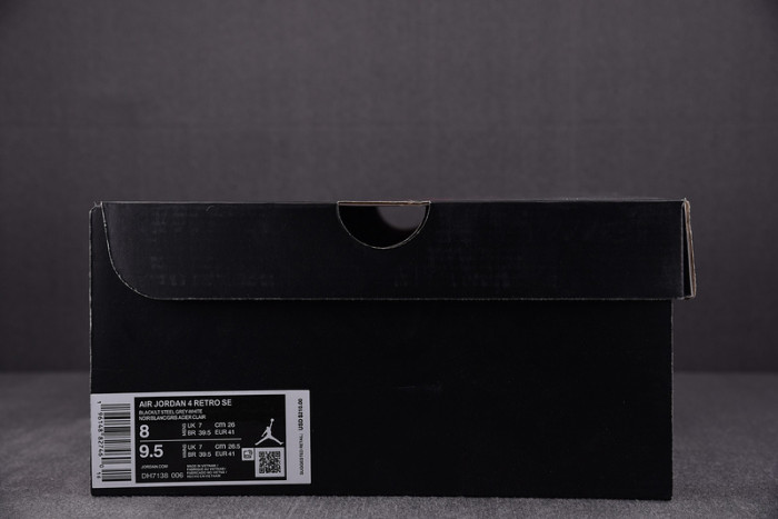 Air Jordan 4 Black Canvas DH7138-006