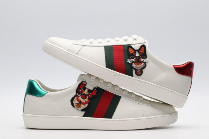 Gu66 Ace Embroidered Low-Top Sneaker