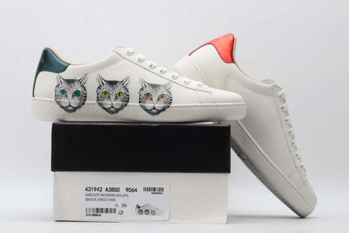 Gu66 Ace Embroidered Low-Top Sneaker