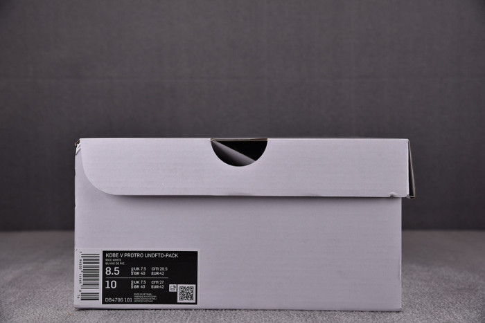 Nike Kobe 5 Protro Undefeated Rice White DB4796-101