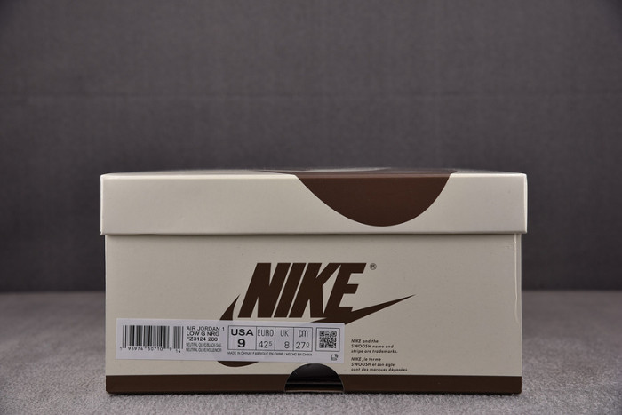 Air jordan 1 Retro Low Golf Travis Scott Neutral Olive FZ3124-200