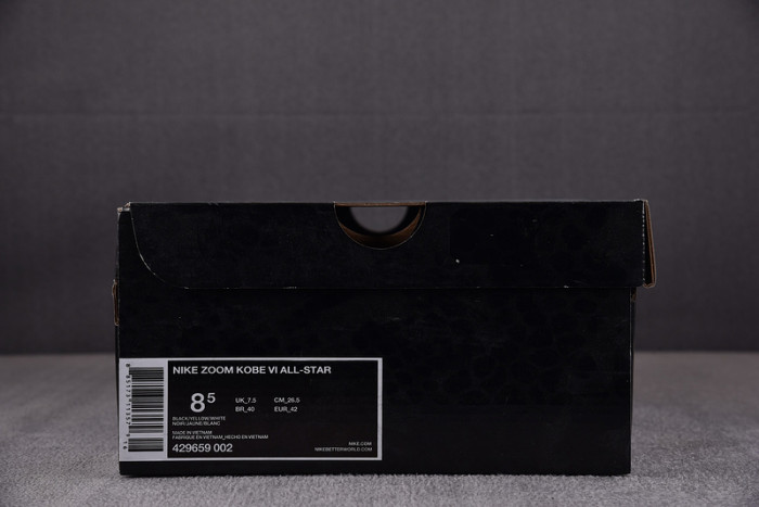 Nike Kobe 6 Black Del Sol 429659-002