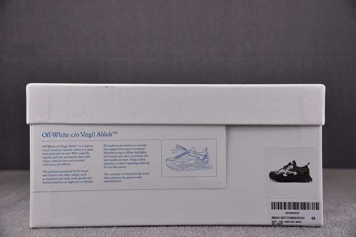 OFW C/O ODSY-1000 SNEAKER dark grey and white