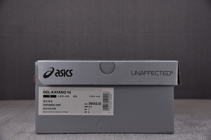 As*ic*s gel-kayano 14 unaffected infinite wonders pack black silver 1201a922-020