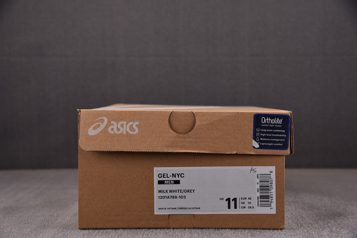As*ic*s gel-nyc oyster grey 1201a789-103