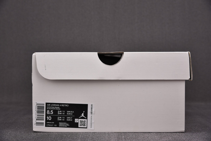 Air Jordan 4 Retro Metallic Orange CT8527-118