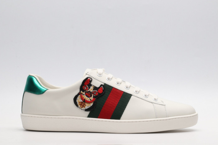 Gu66 Ace Embroidered Low-Top Sneaker
