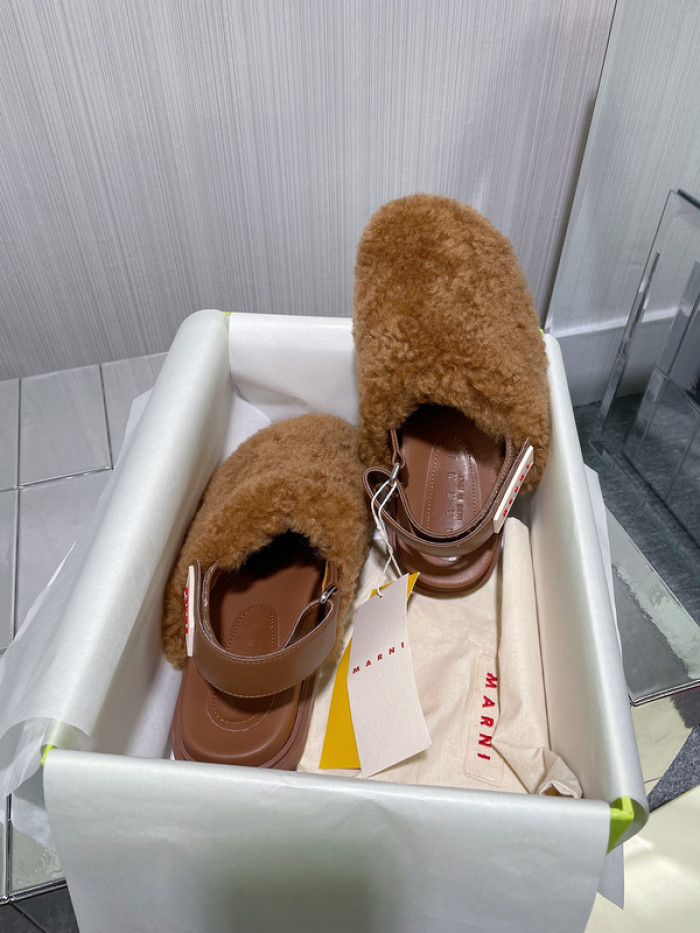 Marni Fur slides
