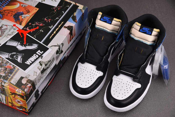 Union x Fragment Design x Air Jordan 1 High OG Black / Navy IO7847-001