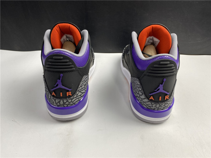 Air Jordan 3 Retro Black Court Purple CT8532-050