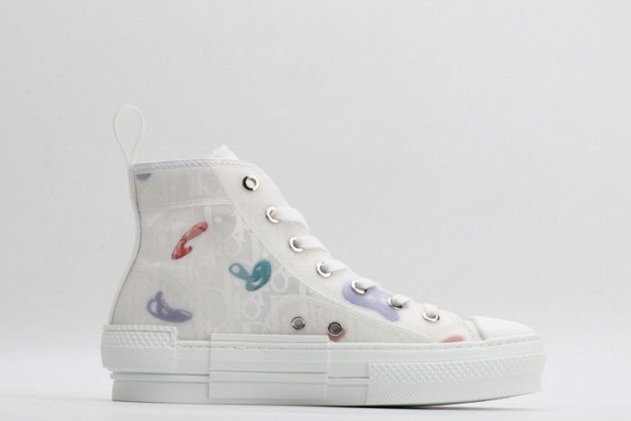 D10R B23 Oblique High Top Sneaker