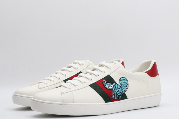 Gu66 Ace Embroidered Low-Top Sneaker