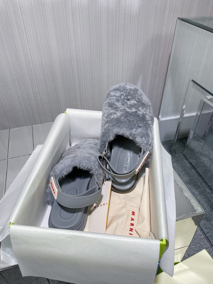 Marni Fur slides