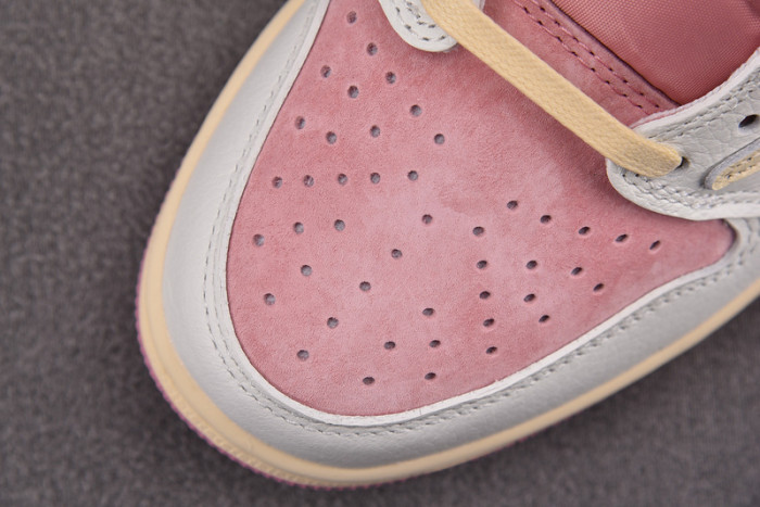 AIR JORDAN 1 LOW TRAVIS SCOTT SHY PINK POUR DM7866-600