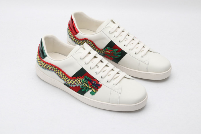 Gu66 Ace Embroidered Low-Top Sneaker