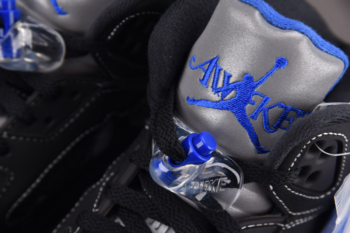 Awake NY x Air Jordan 5 “Black/Racer Blue”DV4982-004