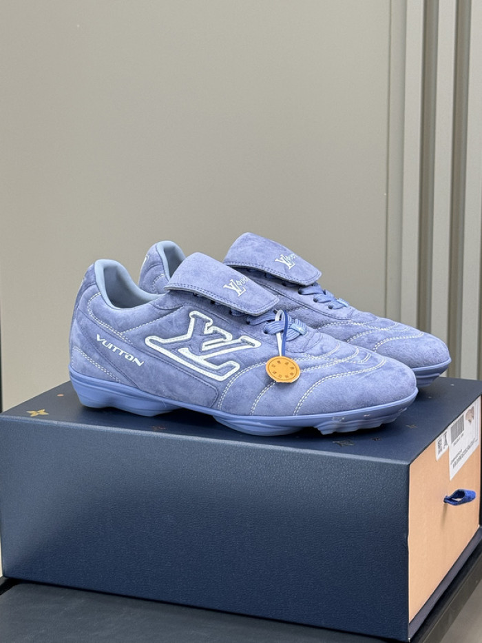 Lou1su1tt Footprint Soccer Blue