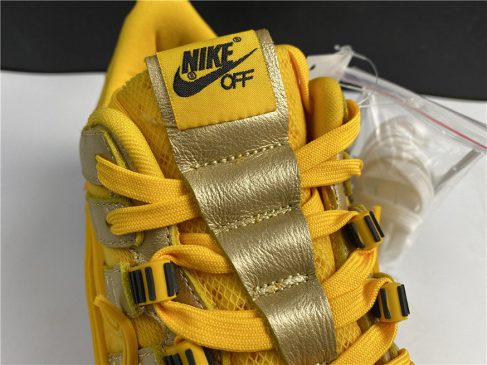 OFW NIKE AIR RUBBER DUNK “UNIVERSITY GOLD” CU6015-700