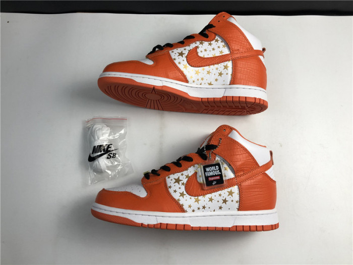 nike sb dunk high S*p*e orange 307385-181
