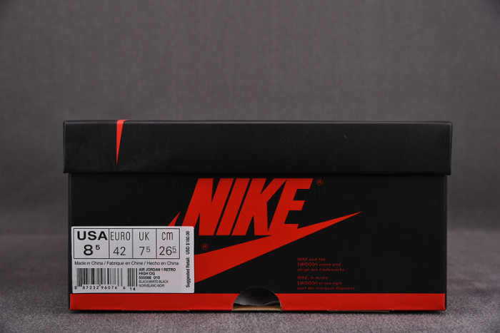 Air Jordan 1 Retro Black White (2014) 555088-010