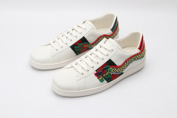 Gu66 Ace Embroidered Low-Top Sneaker