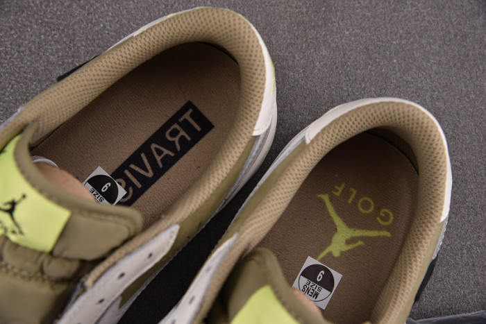 Air jordan 1 Retro Low Golf Travis Scott Neutral Olive FZ3124-200