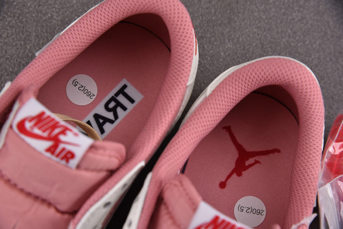 AIR JORDAN 1 LOW TRAVIS SCOTT SHY PINK POUR DM7866-600
