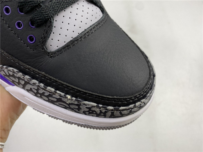 Air Jordan 3 Retro Black Court Purple CT8532-050