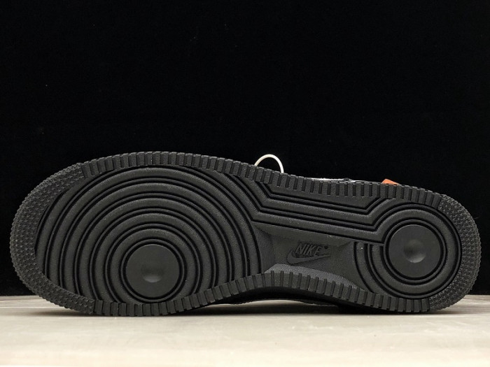 NikeAir Force 1 Low OFW Black White AO4606-001