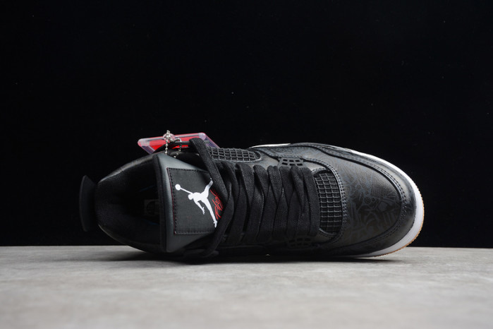 AIR JORDAN 4 RETRO BLACK LASER CI1184-001