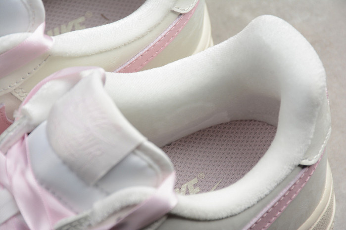 NIKE AIR FORCE ONE 1 LOW SAIL ARTIC PINK SATIN GS WOMENS 314219-130