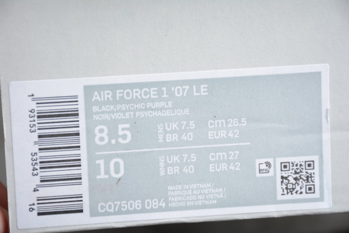 Air Force 1 Low Shibuya Black CQ7506-084