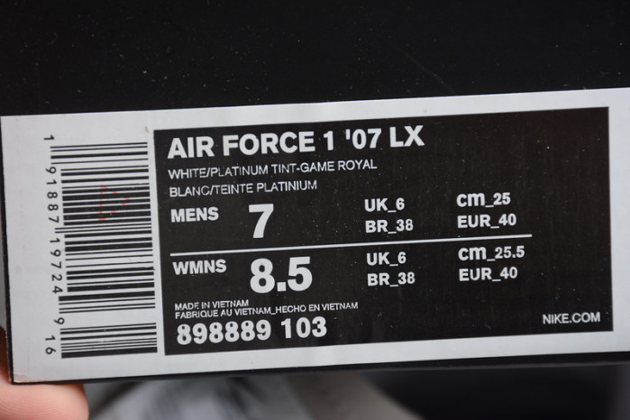 Air Force 1 LX Vandalised White (W) 898889-103