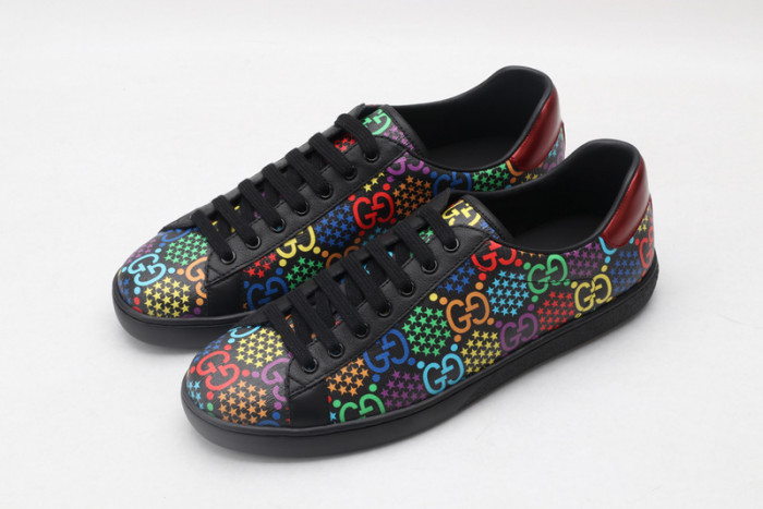 Gu66 Ace Embroidered Low-Top Sneaker 610085 H2020 1110