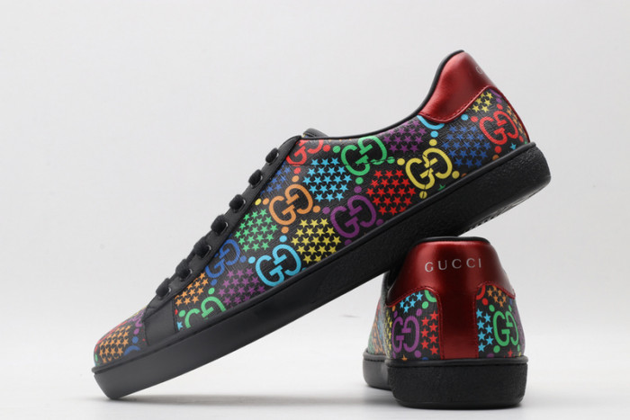 Gu66 Ace Embroidered Low-Top Sneaker 610085 H2020 1110