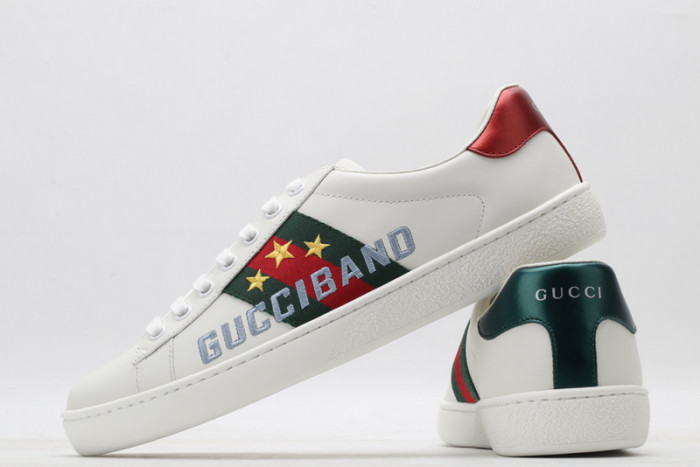 Gu66 Ace Embroidered Low-Top Sneaker 603693 0FI10 9069