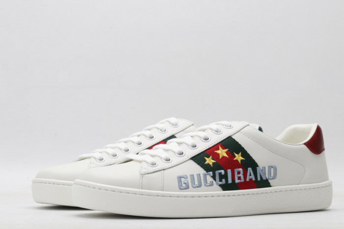 Gu66 Ace Embroidered Low-Top Sneaker 603693 0FI10 9069