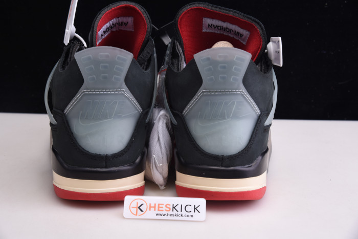 OFW x Air Jordan 4 “Bred” CV9388-001