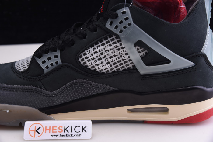 OFW x Air Jordan 4 “Bred” CV9388-001