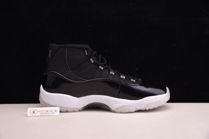 Air Jordan 11 25th Anniversary Black Silver Eyelets CT8012-011