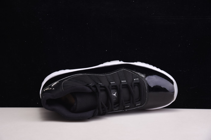 Air Jordan 11 25th Anniversary Black Silver Eyelets CT8012-011