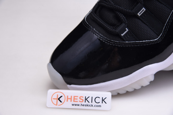 Air Jordan 11 25th Anniversary Black Silver Eyelets CT8012-011
