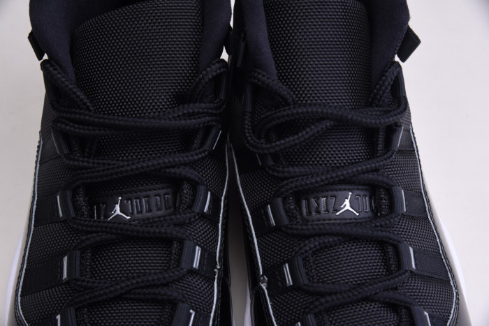 Air Jordan 11 25th Anniversary Black Silver Eyelets CT8012-011