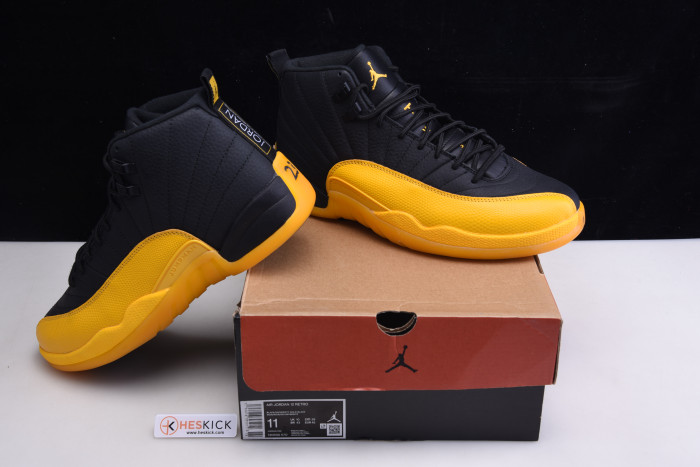 Air Jordan 12 Retro Black University Gold 130690-070