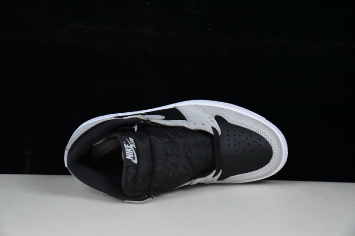 Air Jordan 1 Retro High Black White Light Smoke Grey 555088-035