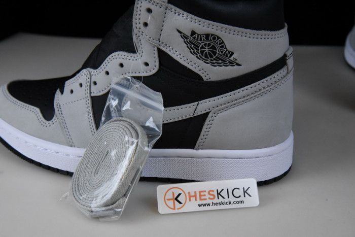 Air Jordan 1 Retro High Black White Light Smoke Grey 555088-035