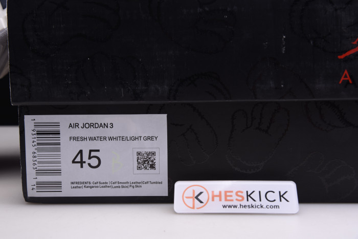 AIR JORDAN 3 KAWS COMPANION GREY